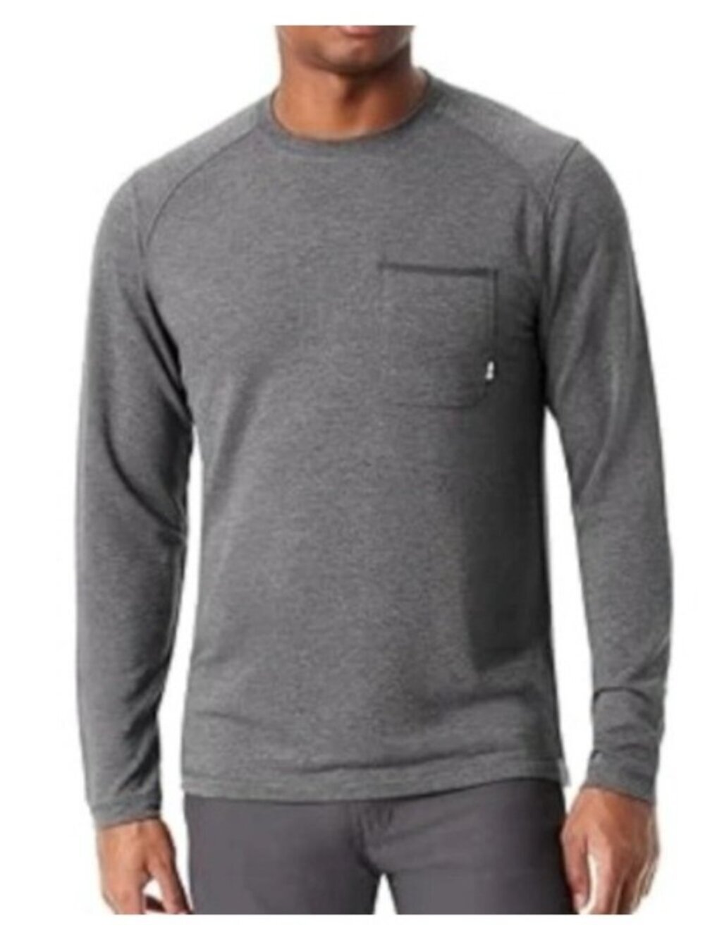 NWT Bass Outdoor Men's XL Black GrayUtili-Tee Beauty Long Sleeve Shirt
